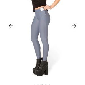 Black milk matte grey pocket leggings